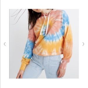 madewell tie-dye hoodie sweatshirt